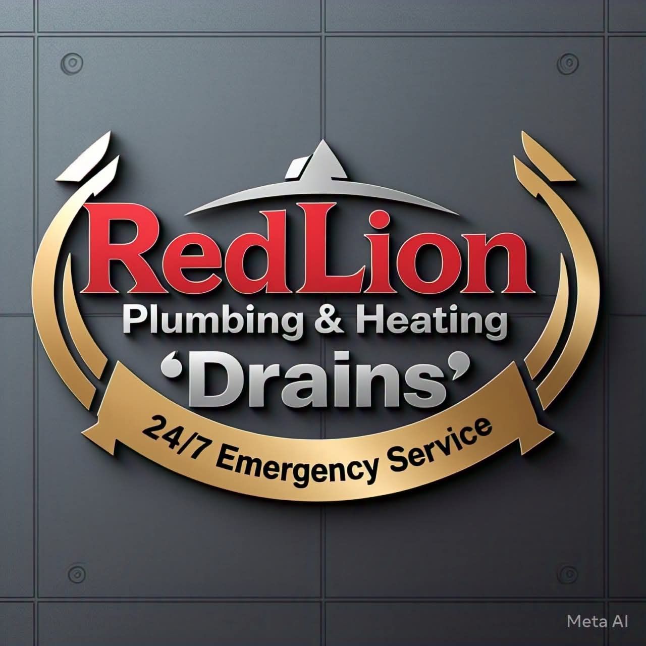 Red Lion Pluming logo