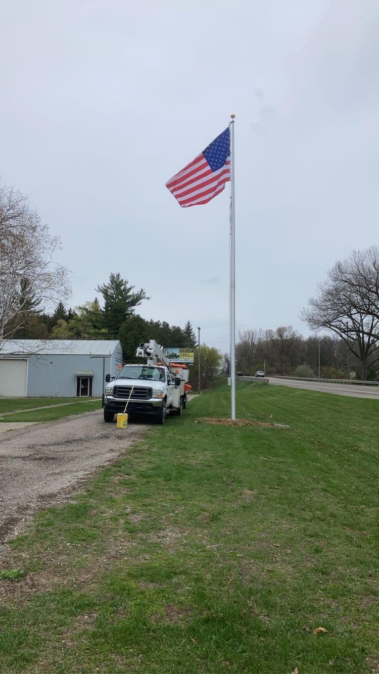 Flag in the Backyard — Lapeer, MI — Better Buy Flag