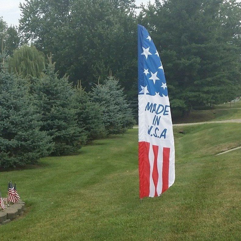 Made in USA — Lapeer, MI — Better Buy Flag