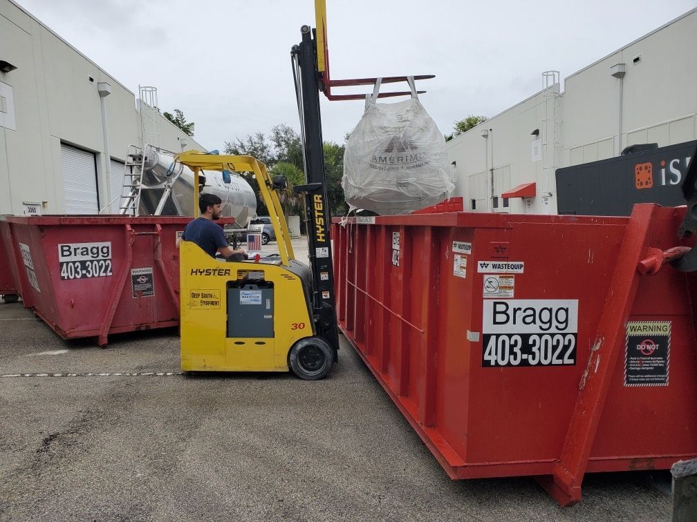 Commercial Dumpsters — Melbourne, FL — Braggs Roll-Off Dumpsters Inc.