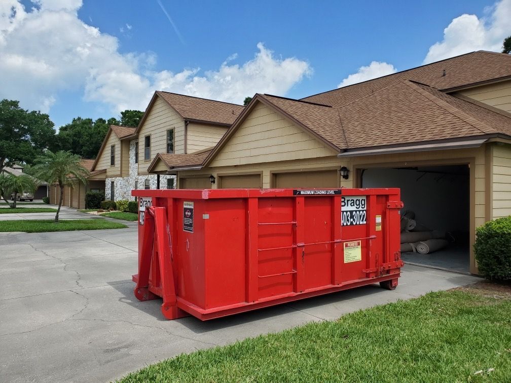 Dumpster for Residential Project — Melbourne, FL — Braggs Roll-Off Dumpsters Inc.