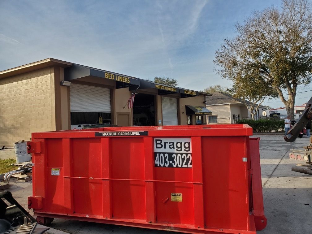 Dumpster Rental for Commercial Project — Melbourne, FL — Braggs Roll-Off Dumpsters Inc.