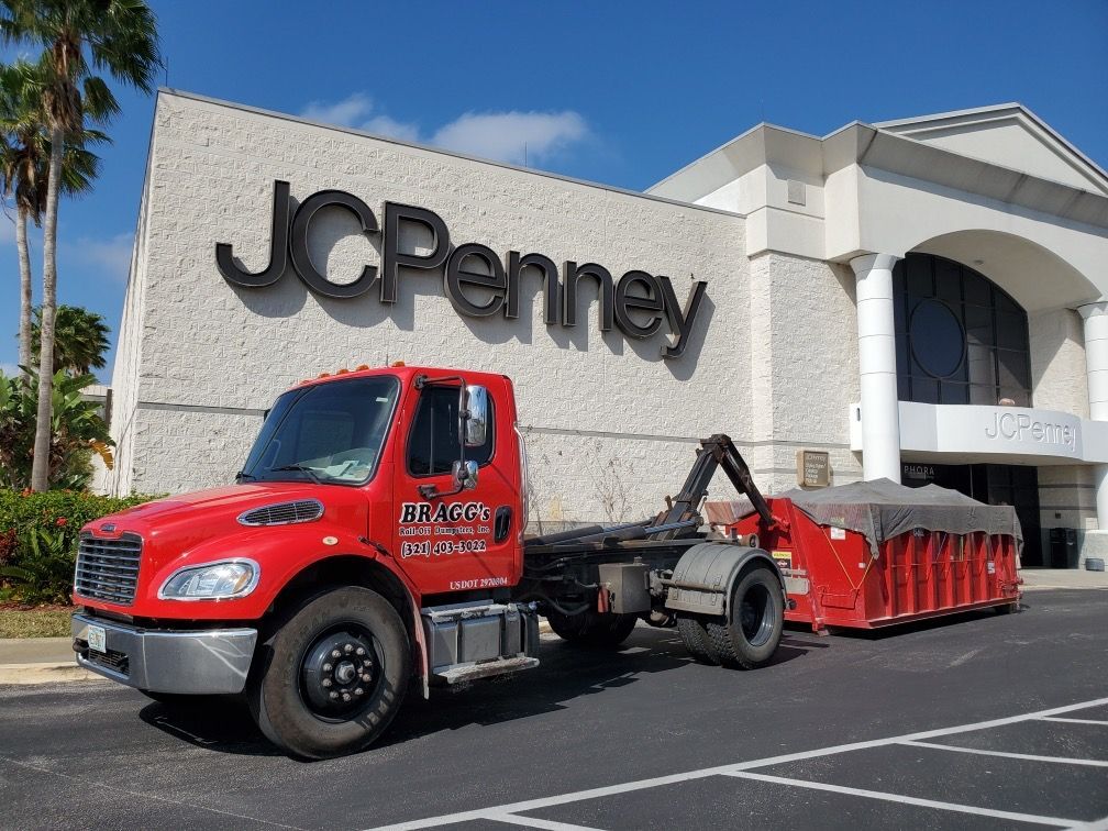 Dumpster Service for JCPenney — Melbourne, FL — Braggs Roll-Off Dumpsters Inc.