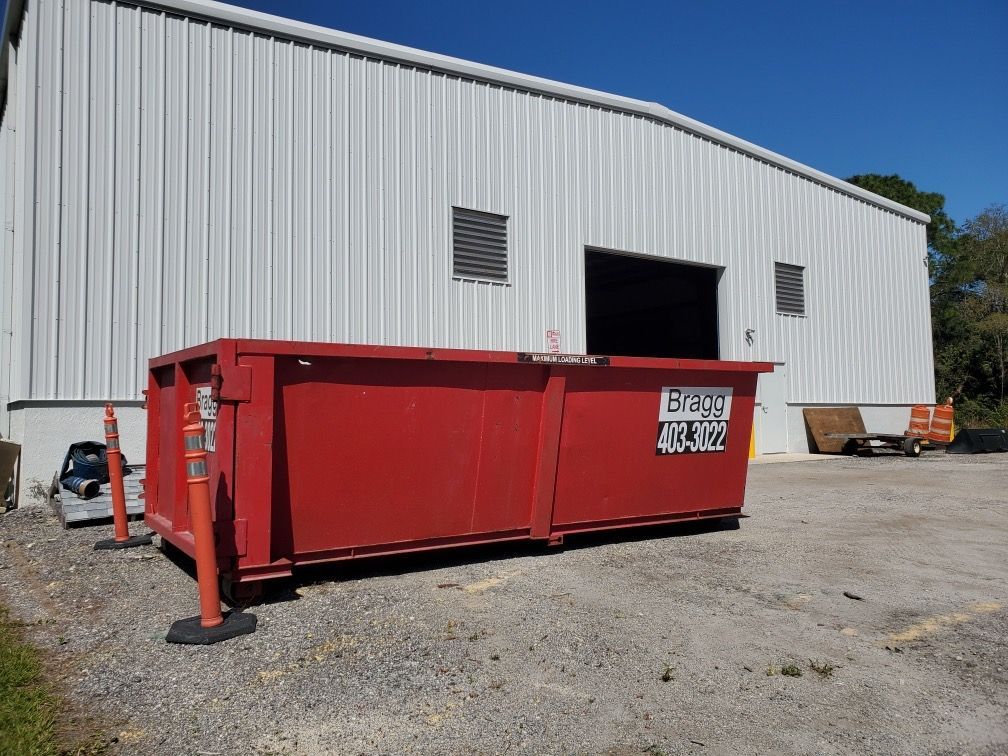 Dumpster Rent for Warehouse — Melbourne, FL — Braggs Roll-Off Dumpsters Inc.