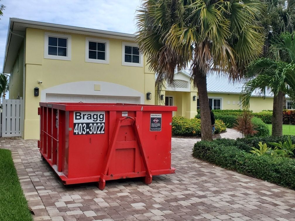 Residential Dumpster — Melbourne, FL — Braggs Roll-Off Dumpsters Inc.