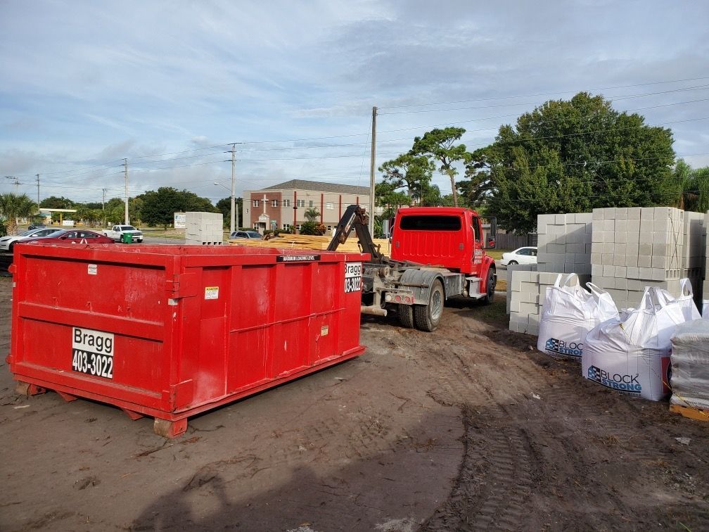 Construction Dumpster — Melbourne, FL — Braggs Roll-Off Dumpsters Inc.