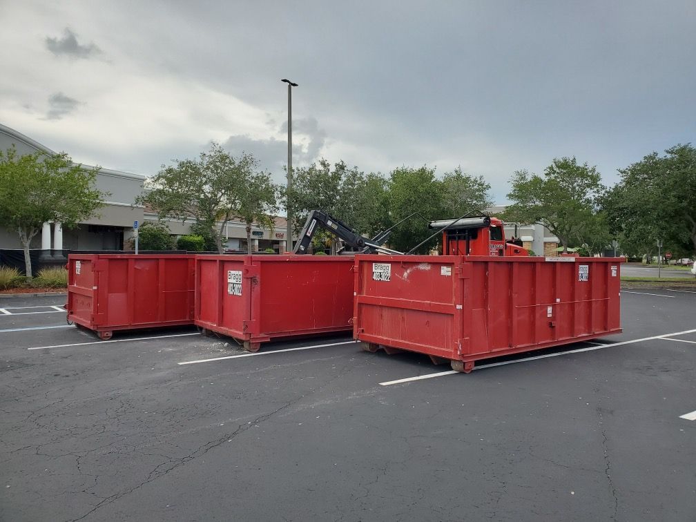 Medium-Sized Dumpsters — Melbourne, FL — Braggs Roll-Off Dumpsters Inc.