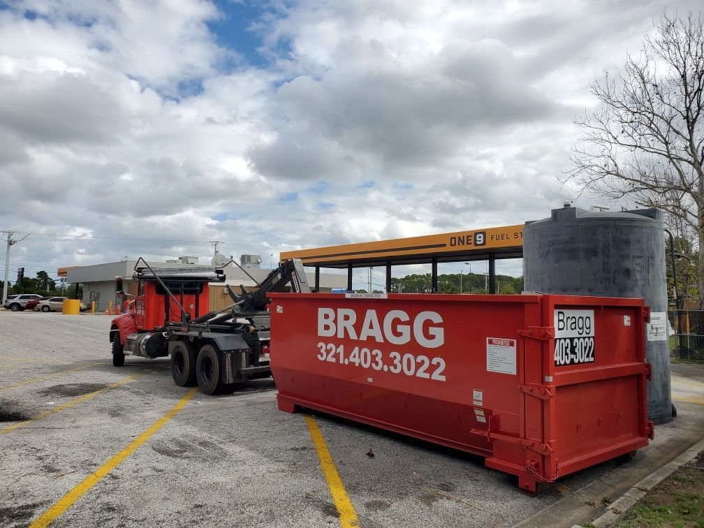 Dumpster for Business Use — Melbourne, FL — Braggs Roll-Off Dumpsters Inc.