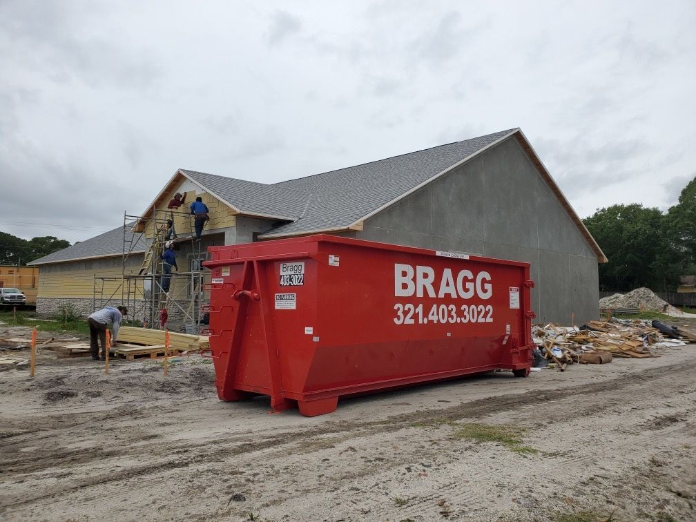 Construction Dumpster — Melbourne, FL — Braggs Roll-Off Dumpsters Inc.