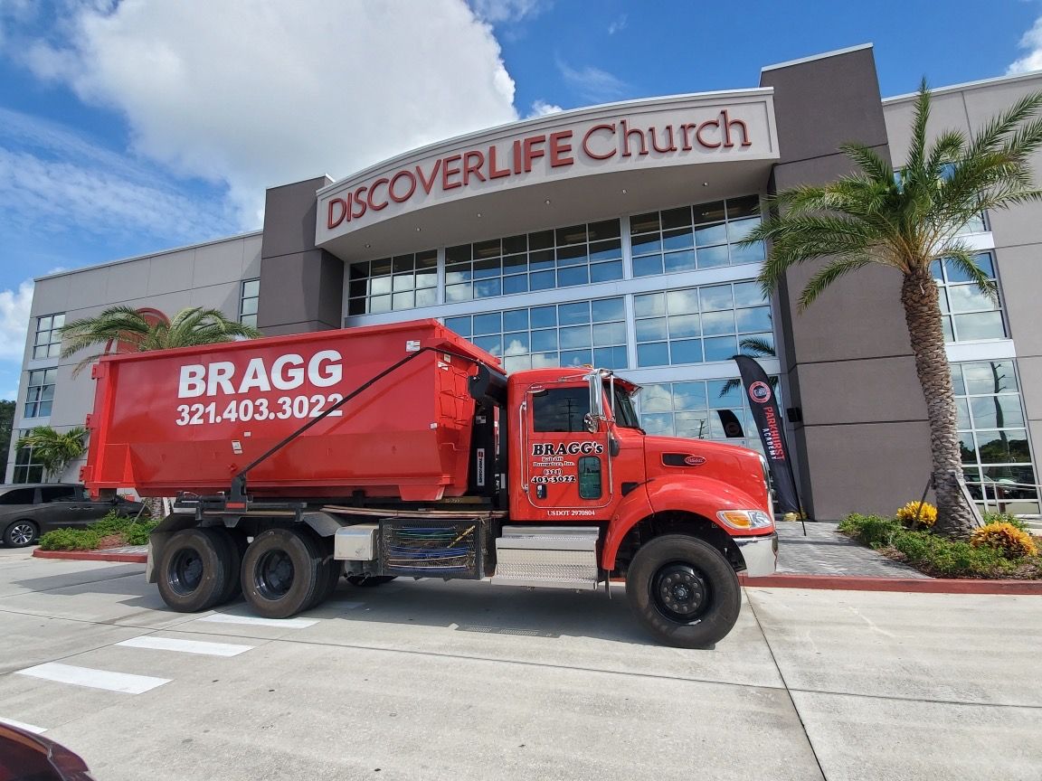 Dumping Service for Discover Life Church — Melbourne, FL — Braggs Roll-Off Dumpsters Inc.