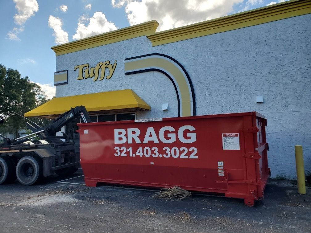 Dumpster Rental Service for Tuffy — Melbourne, FL — Braggs Roll-Off Dumpsters Inc.
