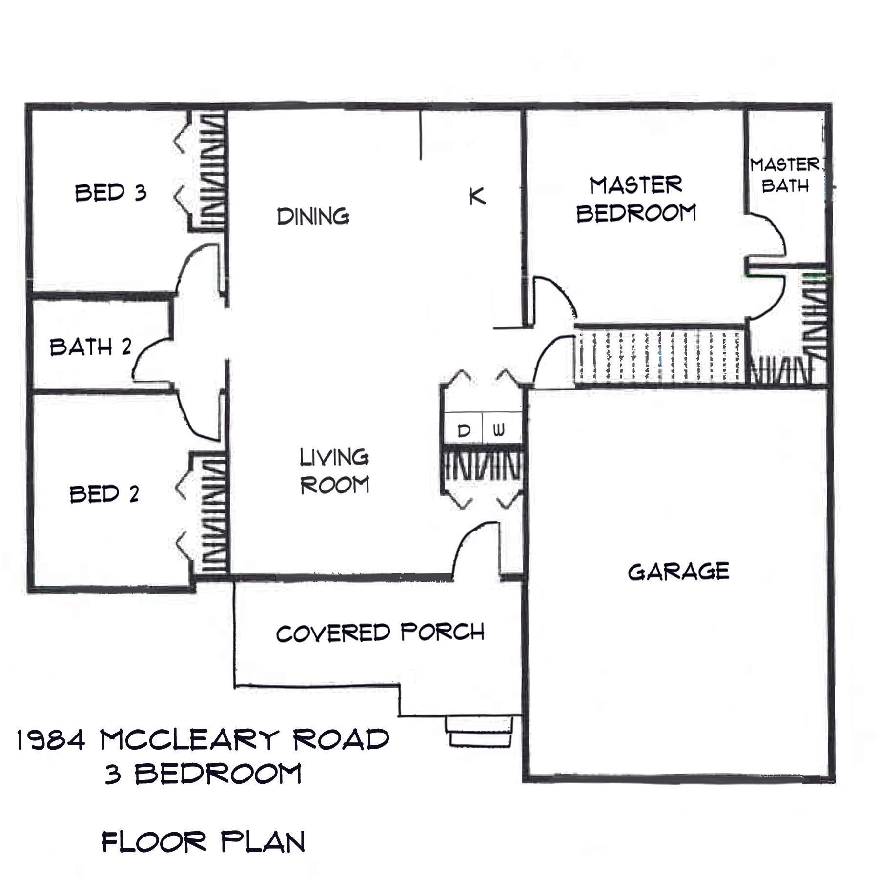 1984 Mccleary Rd floor plan