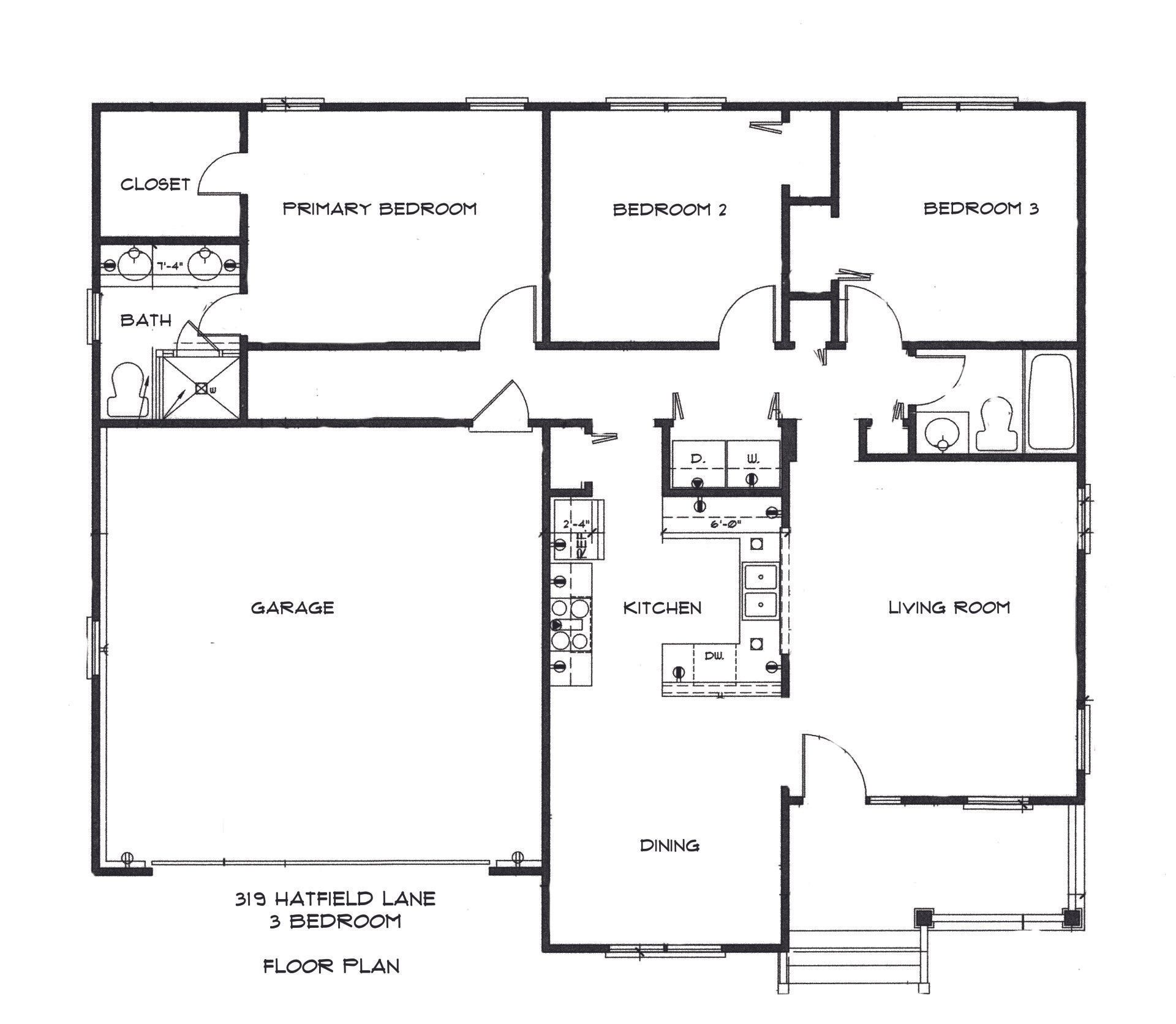 319 Hatfield floor plan