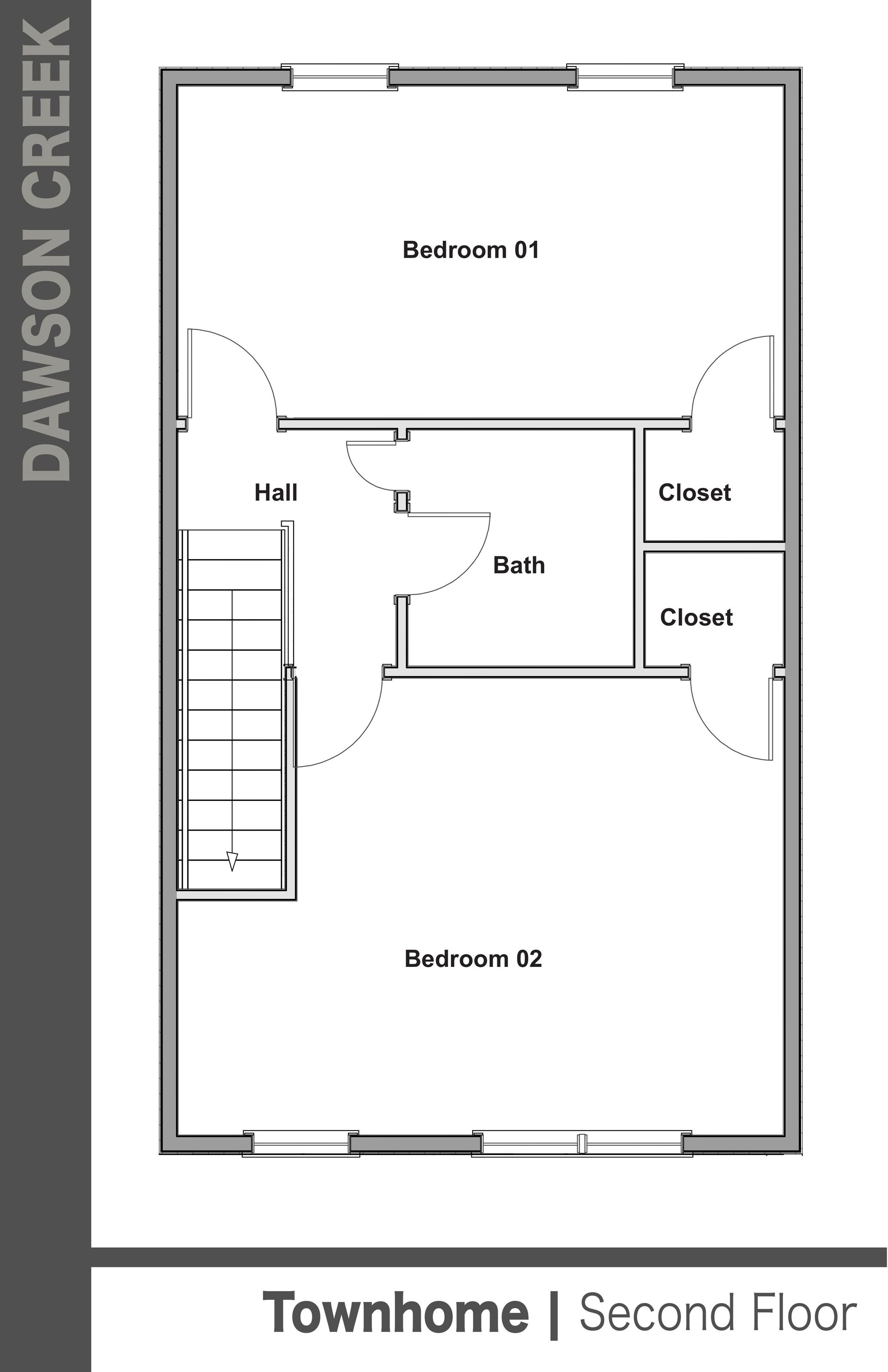 Floor Plan: 2 Bedroom