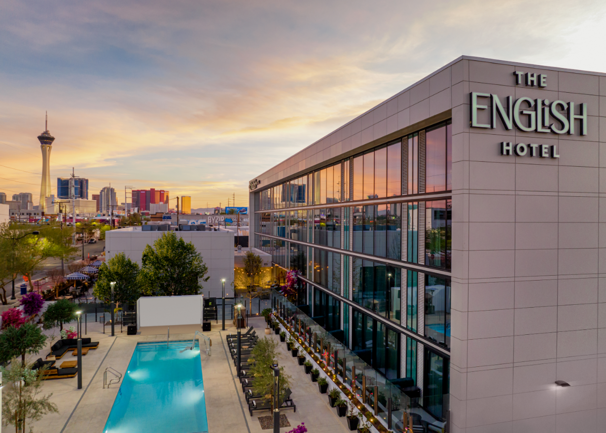 The English Hotel in Las Vegas has partnered with New Level Radio for music and messaging programming.