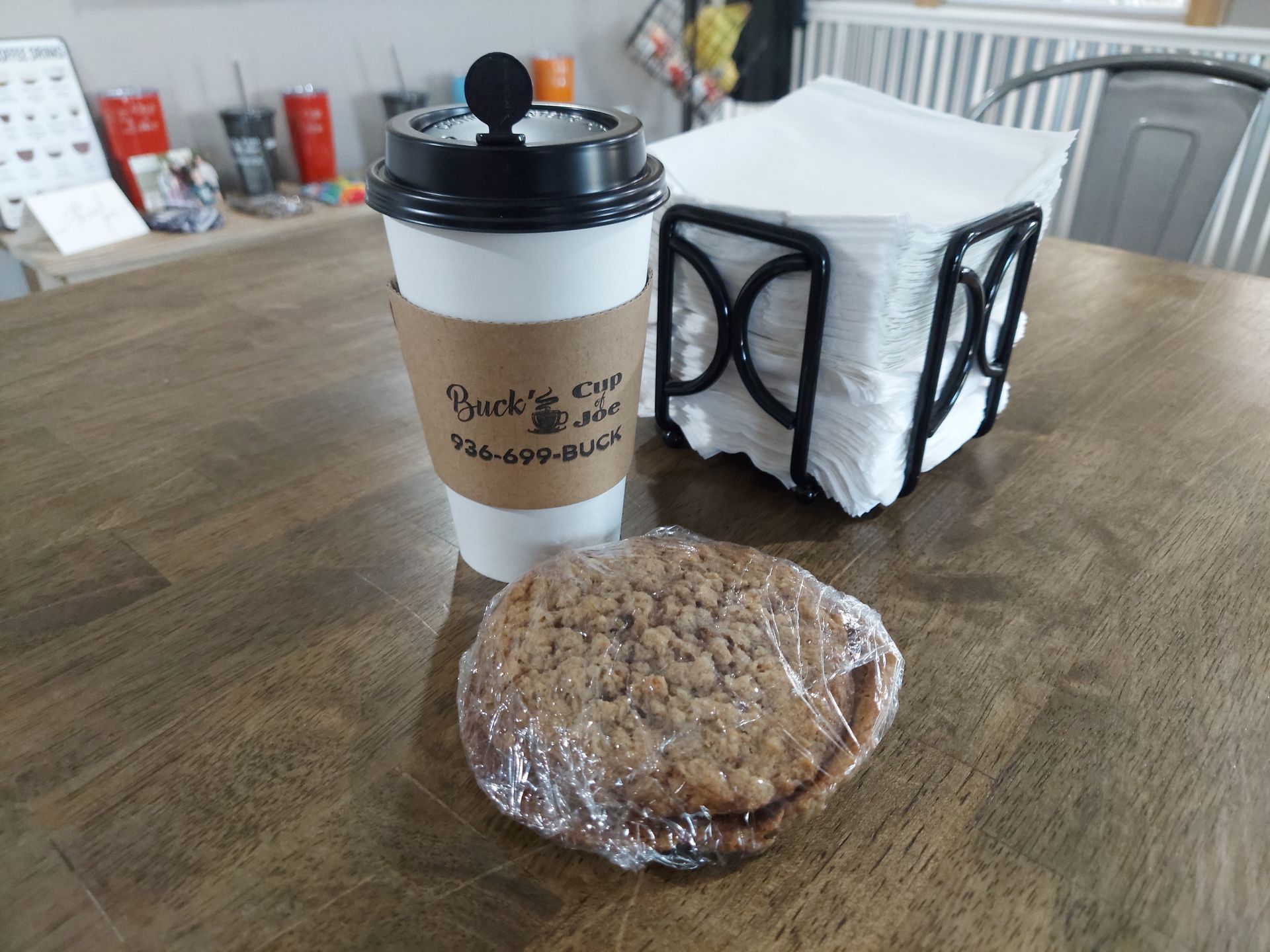 Coffee Cup with cookie