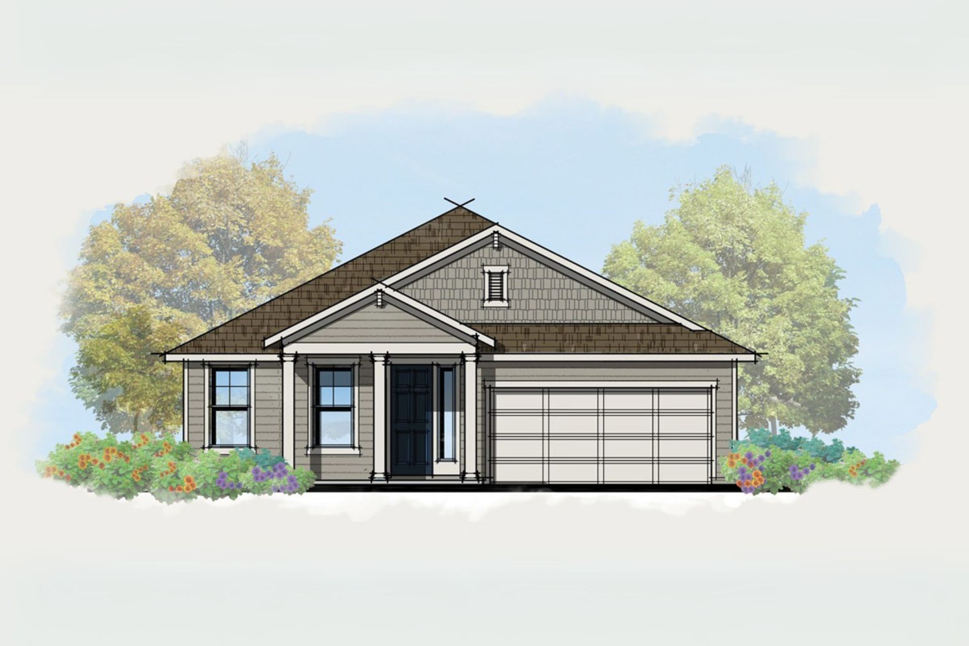 The Emily Elevation A by Encore Homes