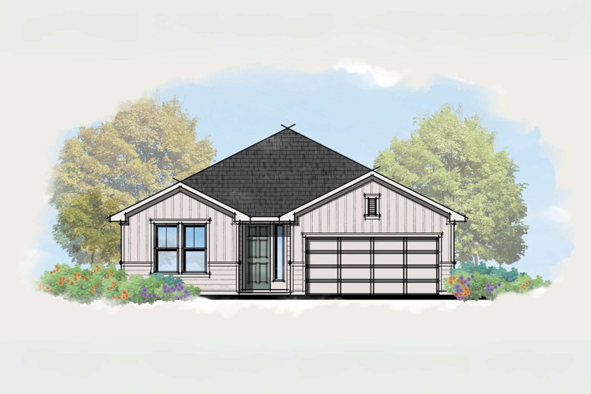 The Emily Elevation B by Encore Homes