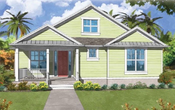 A black and white drawing of a house with a shingle roof.