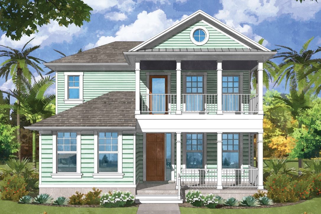 The Fairview Elevation A Bonus by Encore Homes