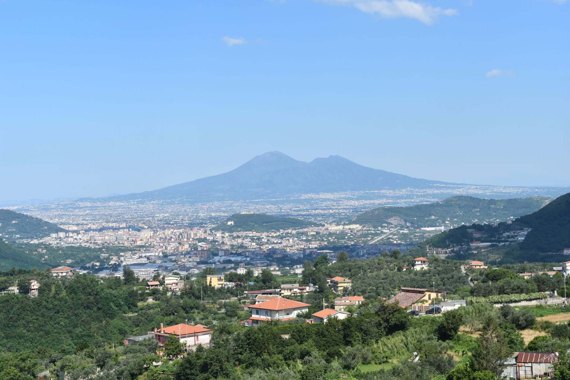 vista dalle camere dell'agriturismo