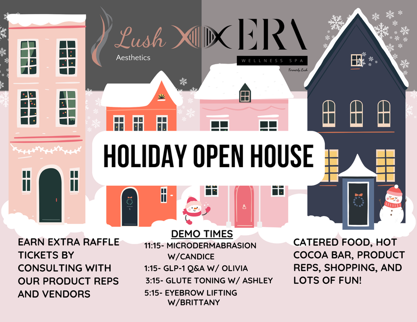 Holiday Open House 2024 Event Flyer Front