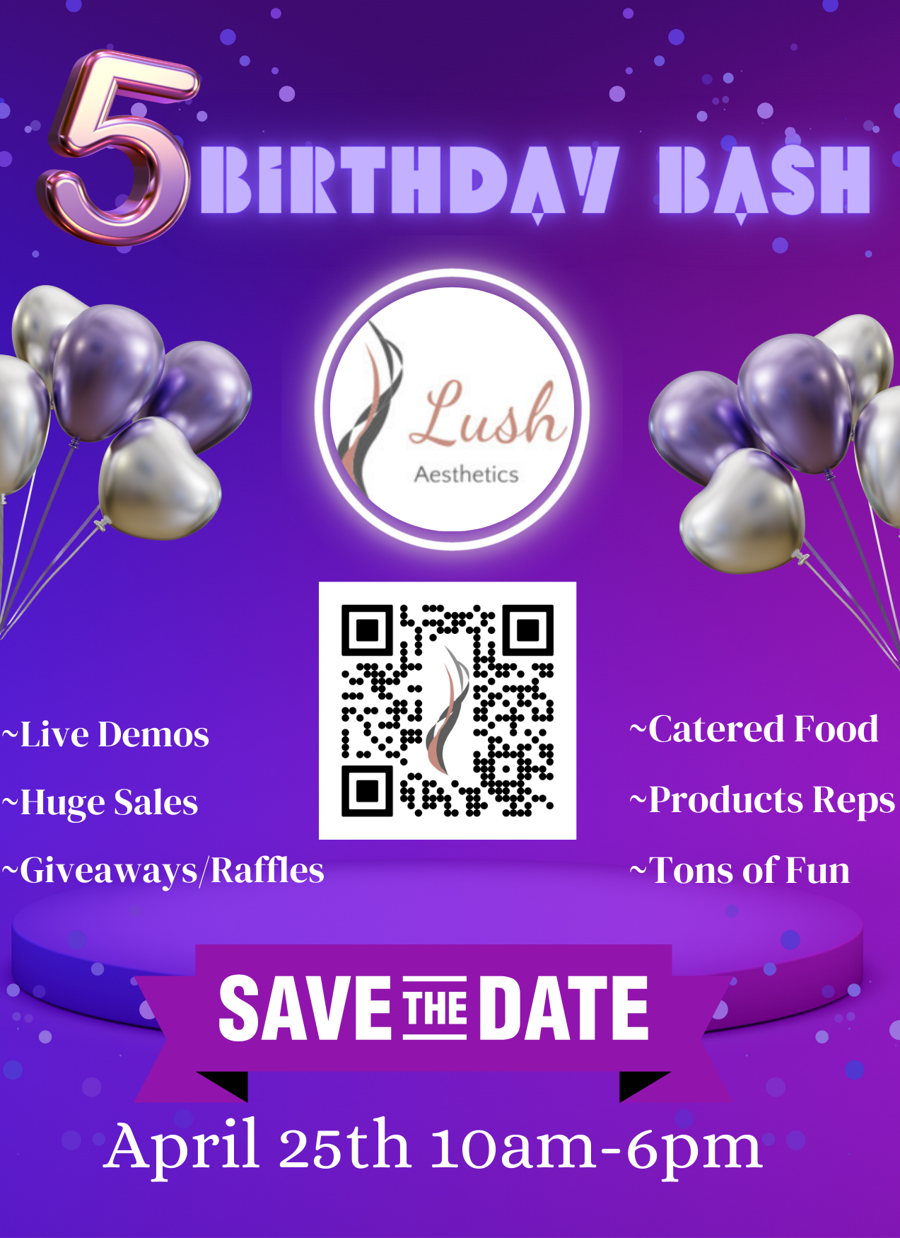 Birthday Party Event at Lush Aesthetics