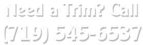 Need a Trim? Call (719) 545-6537 Need a Trim? Call (719) 545-6537
