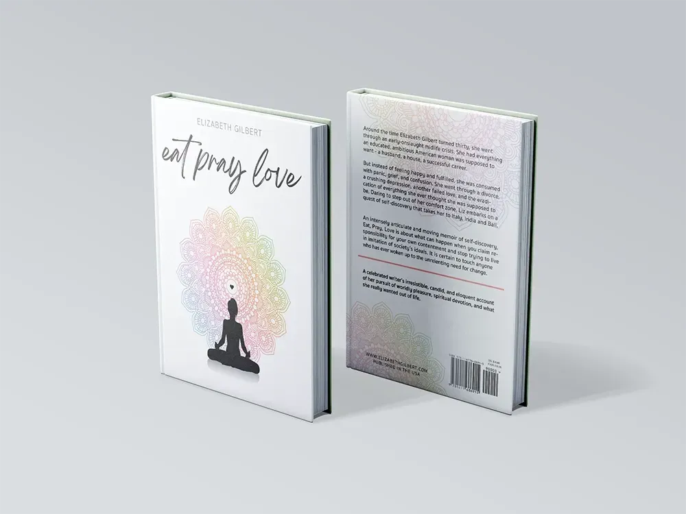 Two book covers: 