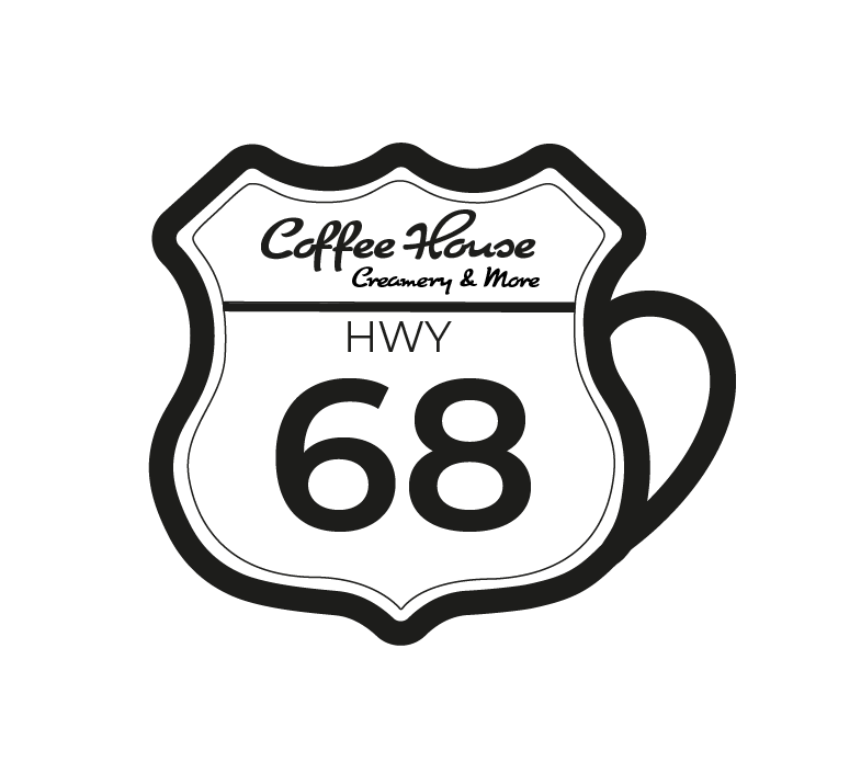 Coffee House logo, stylized as a highway sign reading