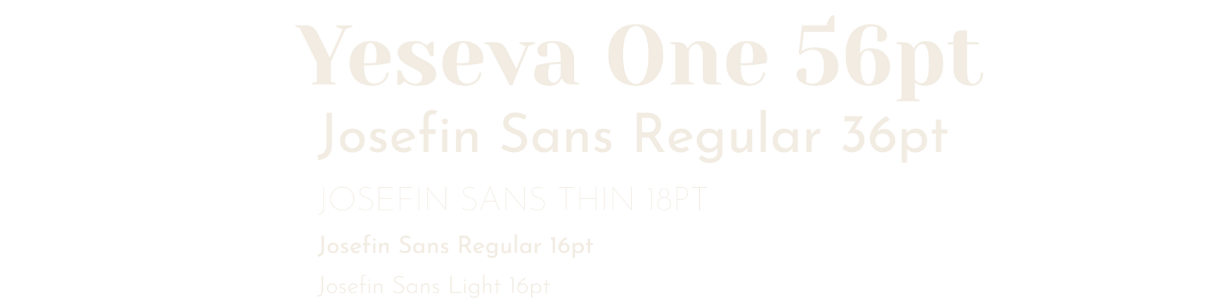 Font comparison: 