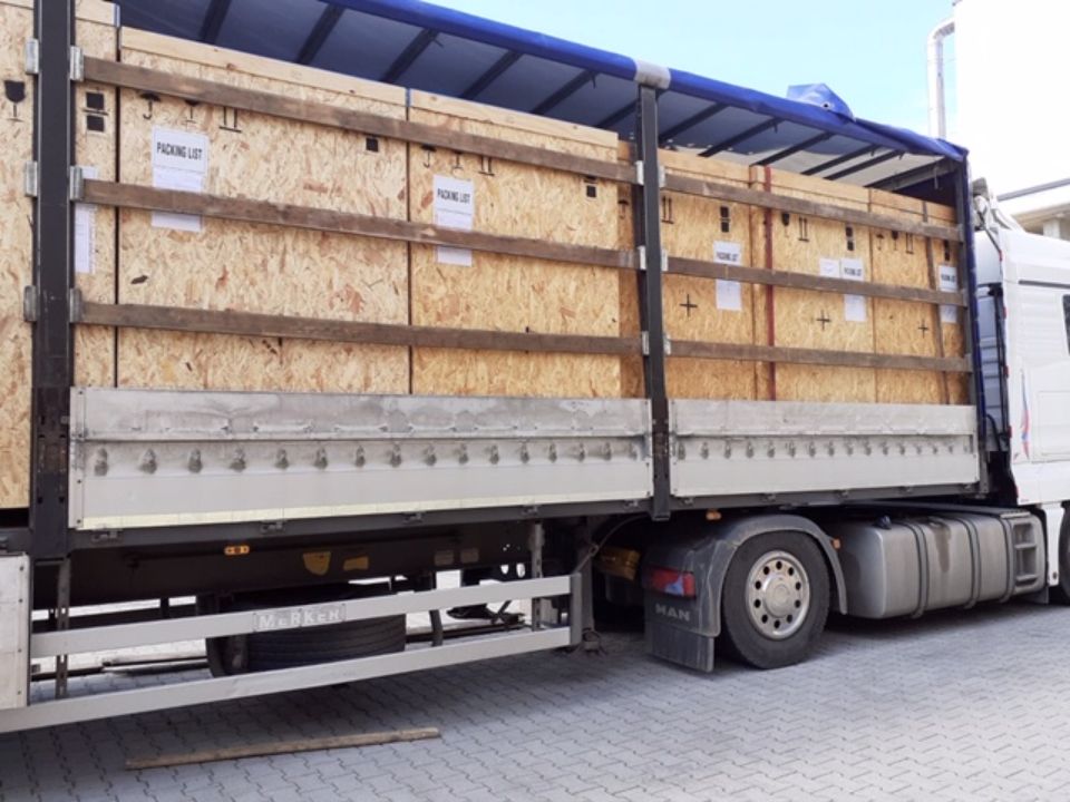 trasporto merci su camion