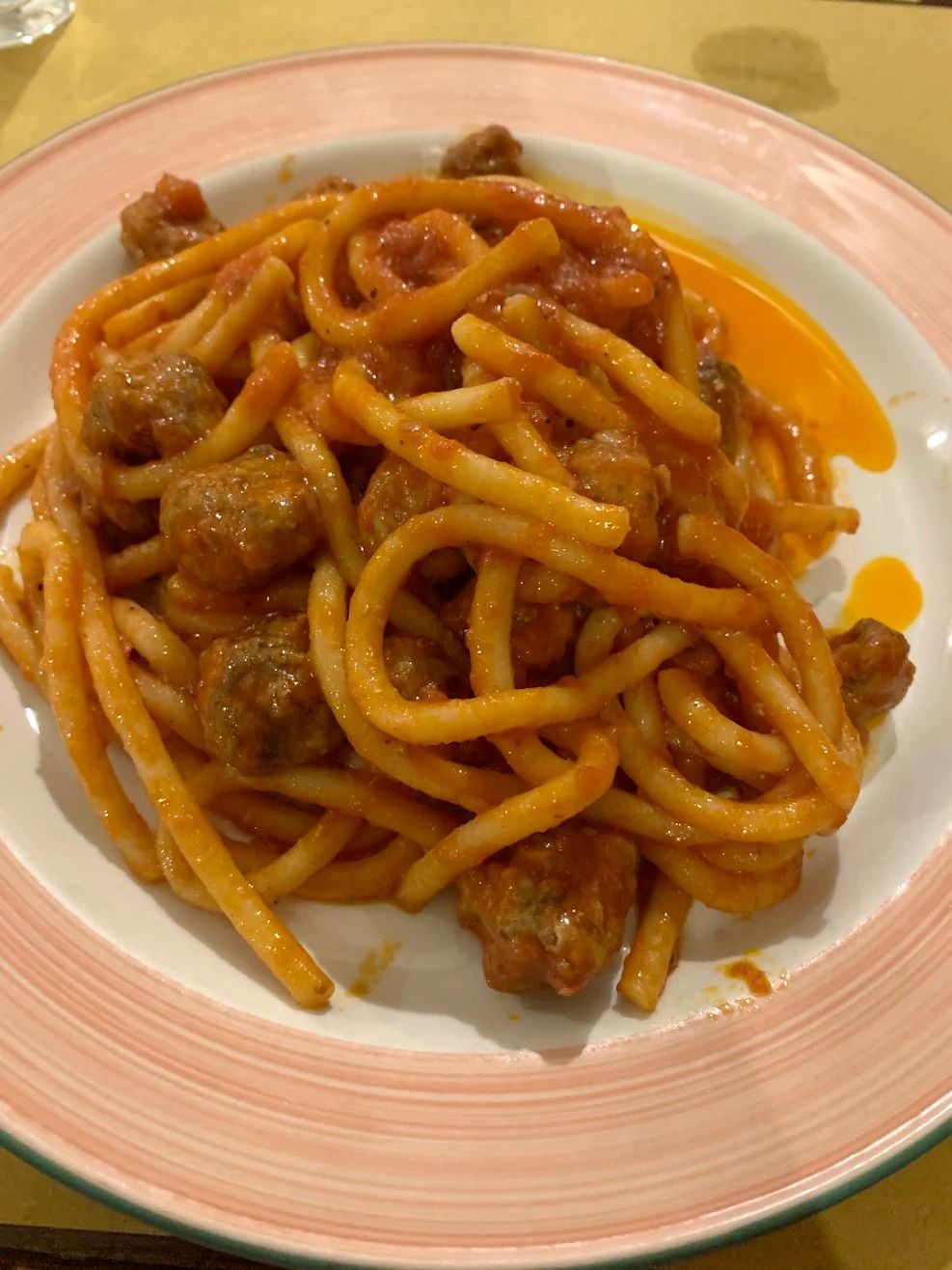 Pici alle polpettine della nonna