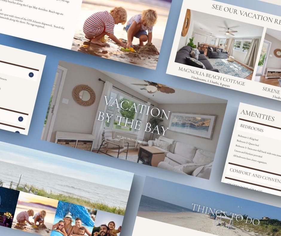 visual media designed this website for Beach Cottage Villas