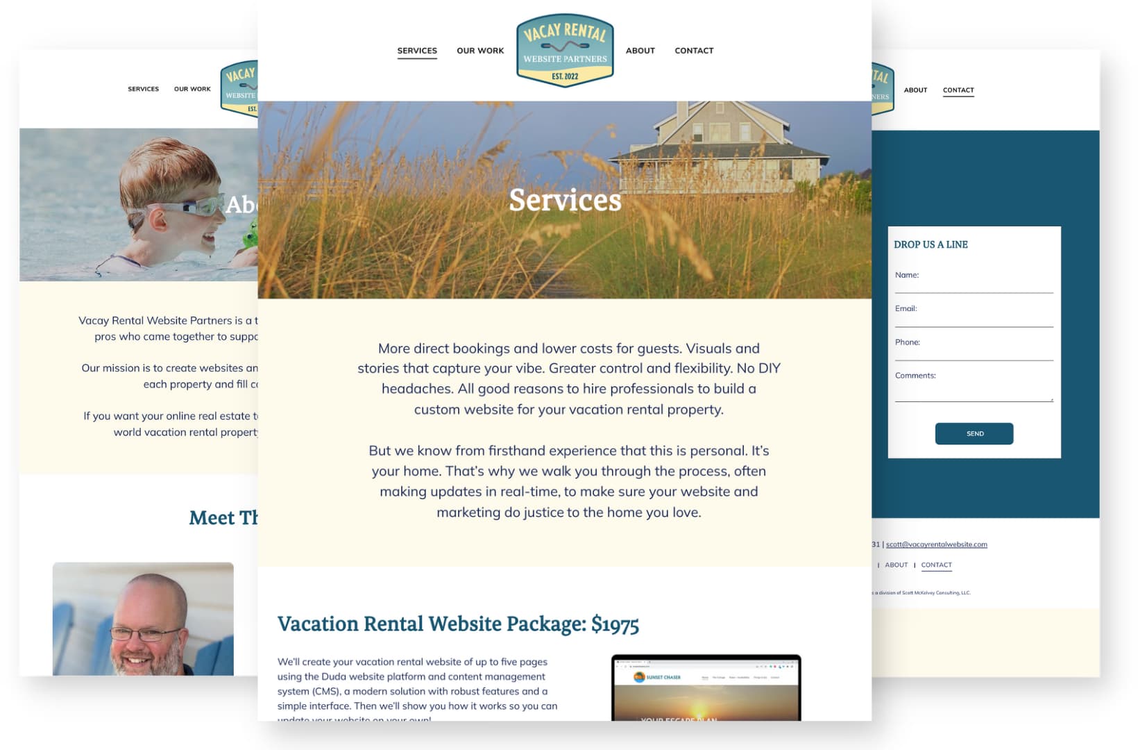inside web page design examples
