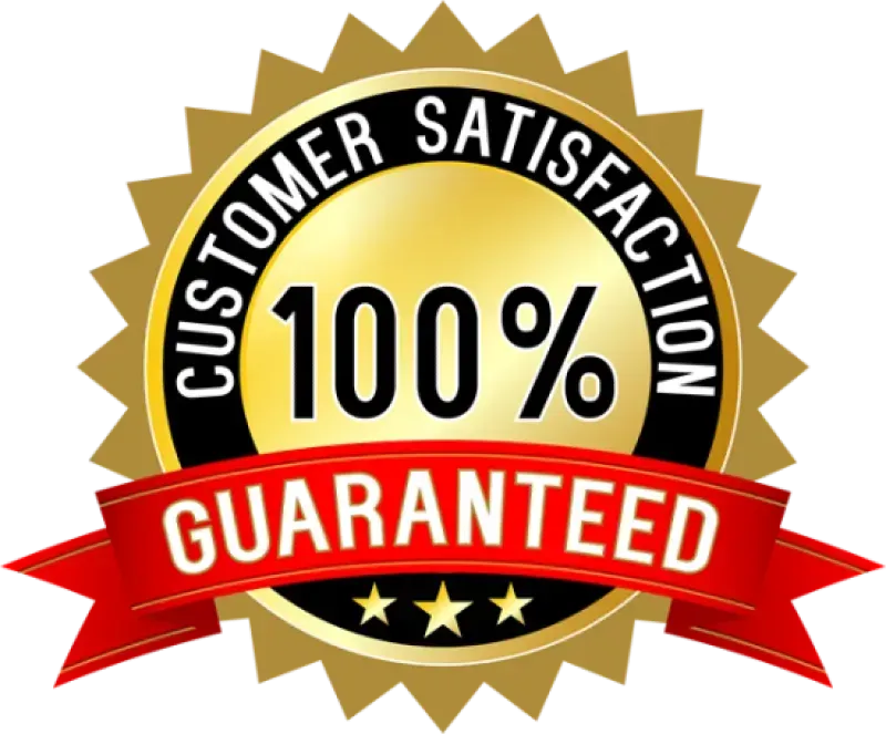 customer satisfaction 100% guaranteed