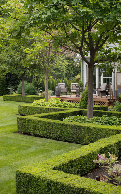 Trimmed Hedge & Trees In Fenalton Christchurch