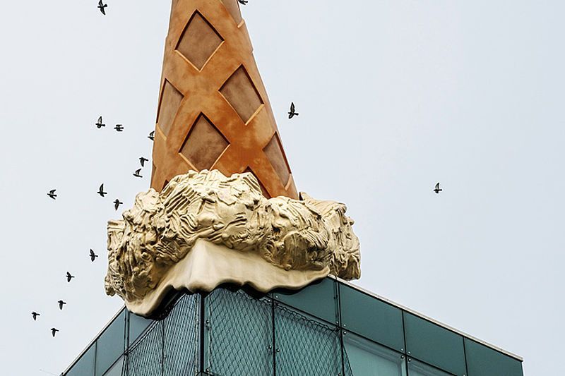 Claes Oldenburg - Dropped Cone 2001 Claes Oldenburg - Dropped Cone 2001