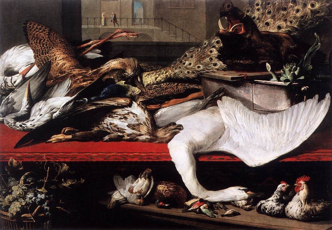 Claesz, Pieter-Vanitas - Stilleben mit Selbstbildnis 1628 Claesz, Pieter-Vanitas - Stilleben mit Selbstbildnis 1628