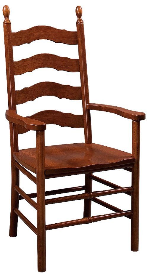 23AW French Country Ladderback Arm Chair