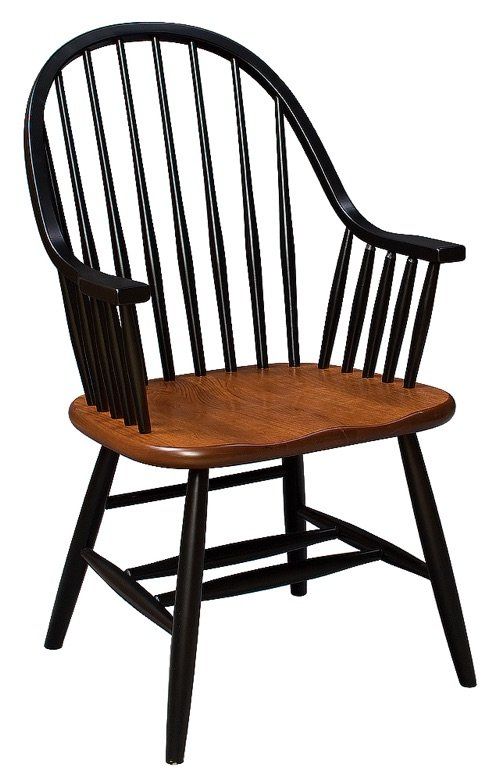 60A Eight Spindle Arm Chair