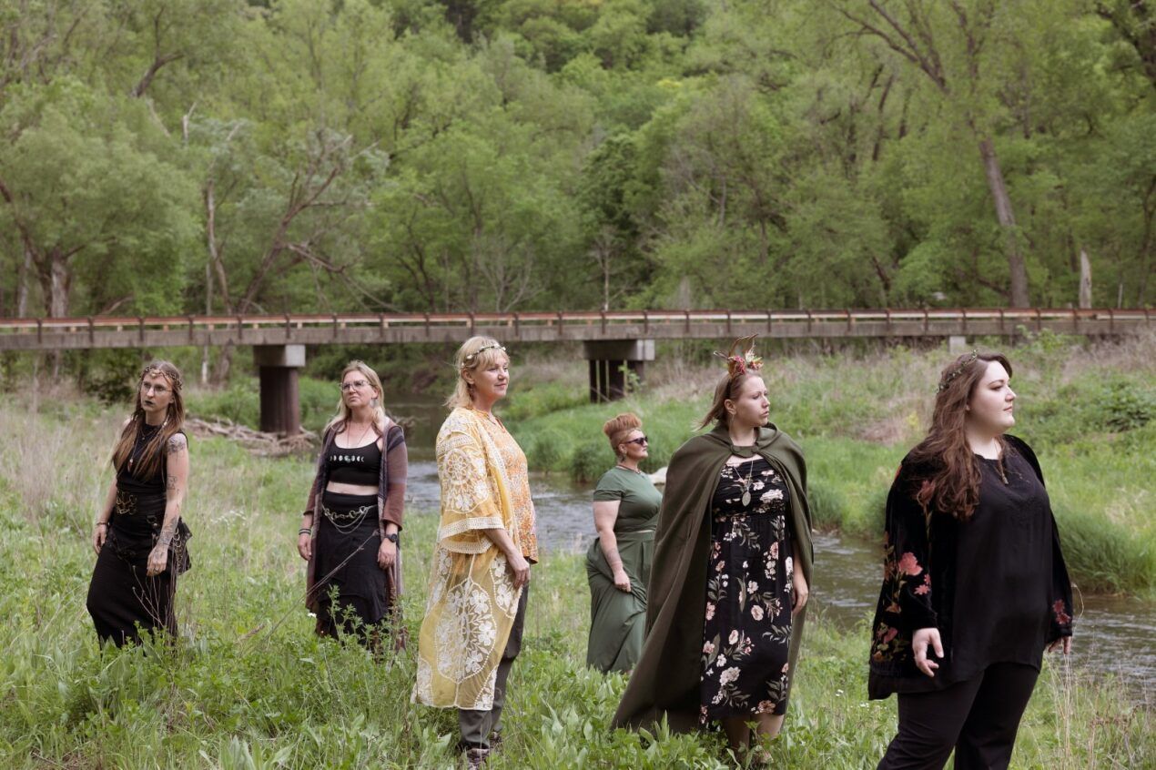 women outside in nature