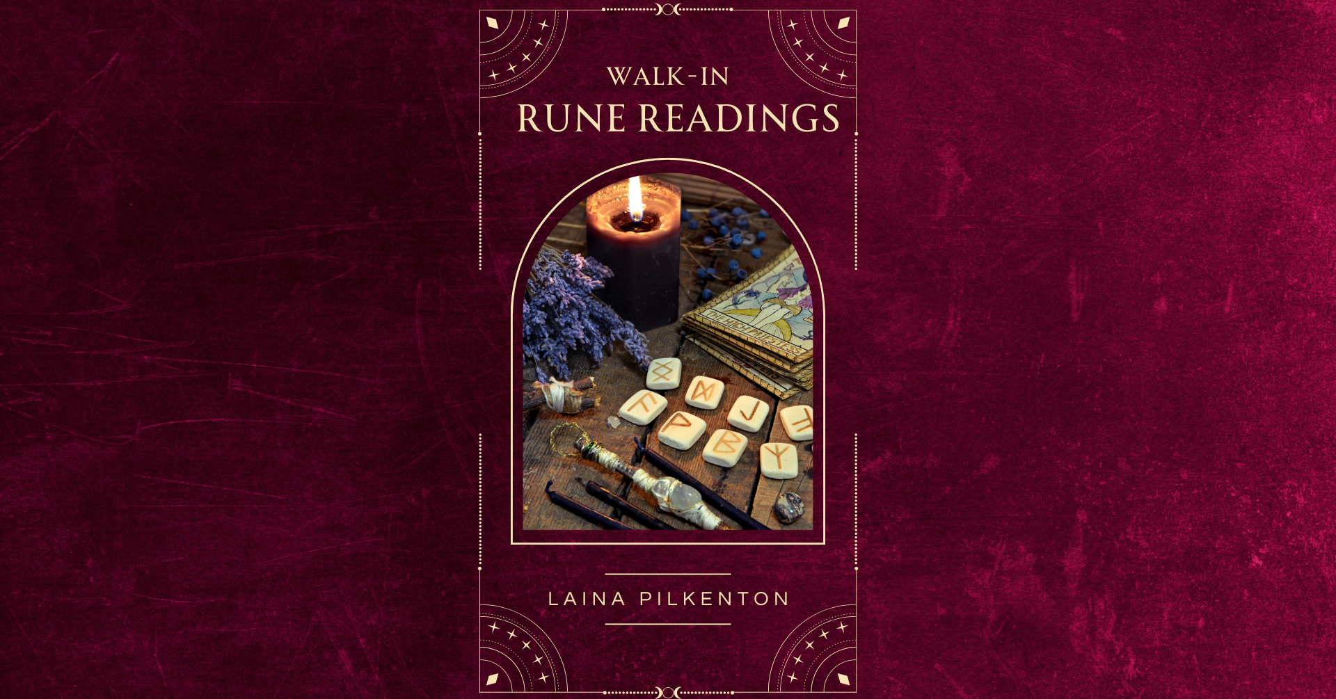 walk-in rune readings banner
