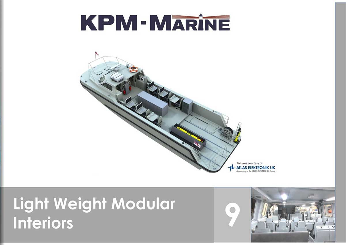 KPM Marine Light weight modular Interiors
