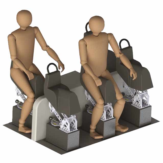 Marine seat layout