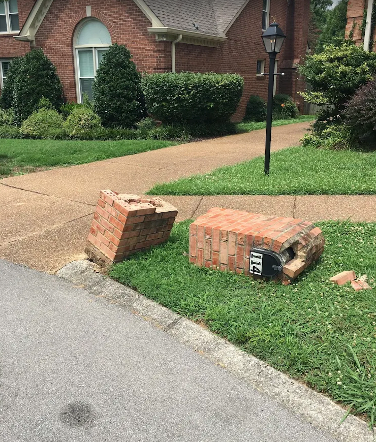 atlanta brick mailbox repair