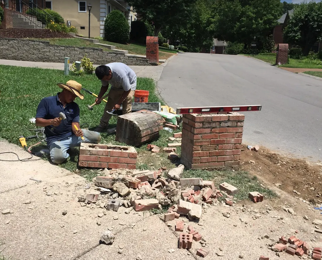 brick mailbox repair