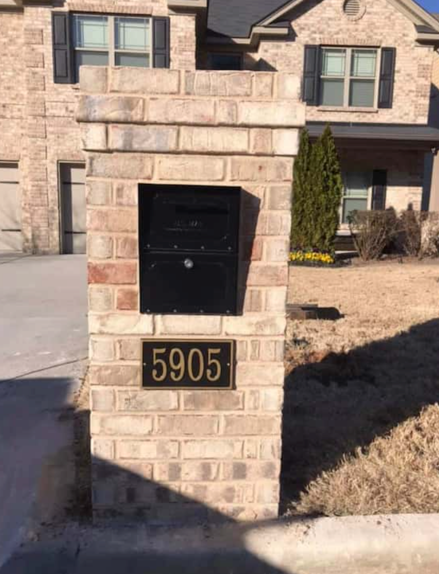 brick mailboxes atlanta