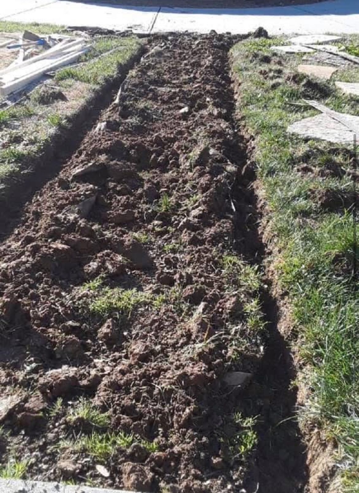 brick sidewalk construction