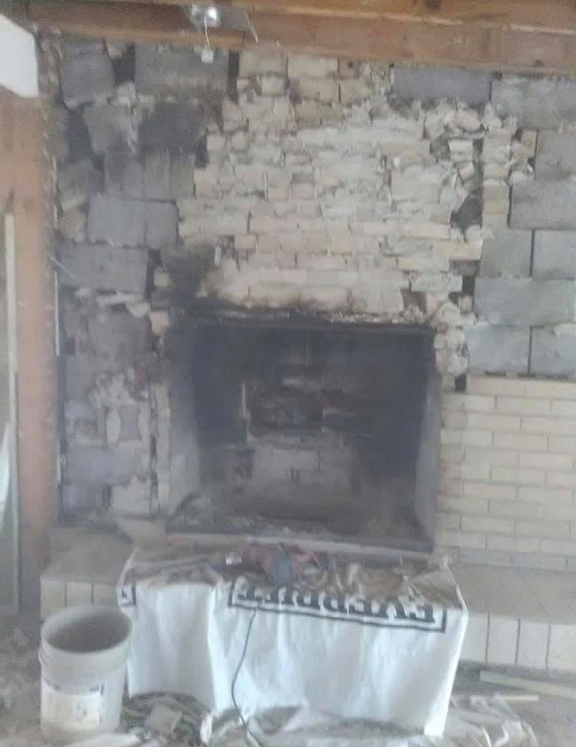 fireplace surround repair